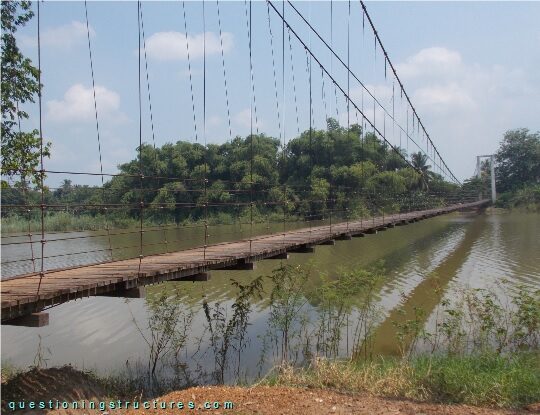 Suspension bridge over a river (link-image to suspension bridge 12)