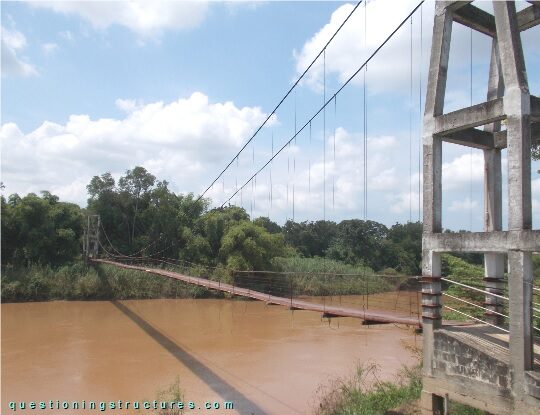 Suspension bridge over a river (link-image to suspension bridge 14)