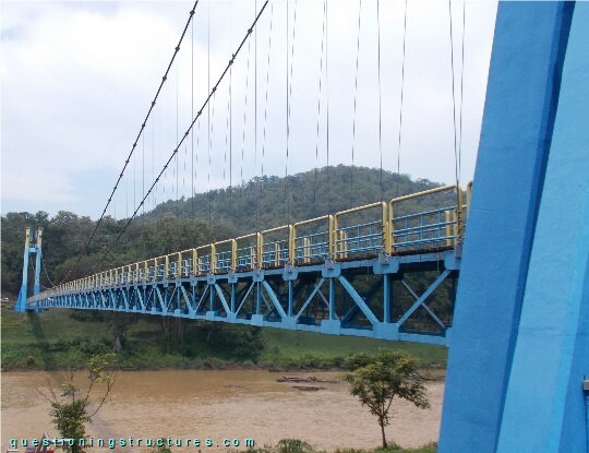 Suspension bridge over a river (link-image to suspension bridge 18)