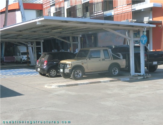 Freestanding carport (link-image to parking lot structure 12)