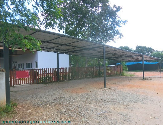 Freestanding carport (link-image to parking lot structure 13)