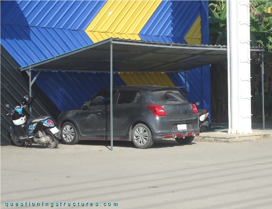Freestanding carport (link-image to parking lot structure 16)