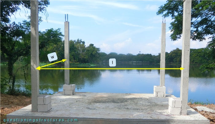 Construction site of a pavilion